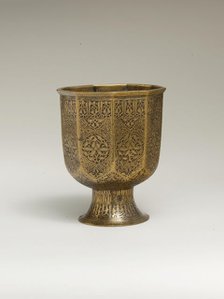 Footed Cup, Iran, second half 14th century. Creator: Unknown.