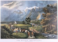 'The Rocky Mountains', c1834-c1876. Artist: Frances Flora Bond Palmer