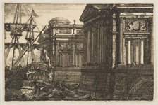 Port Scene, ca. 1760. Creator: Pierre Moreau.