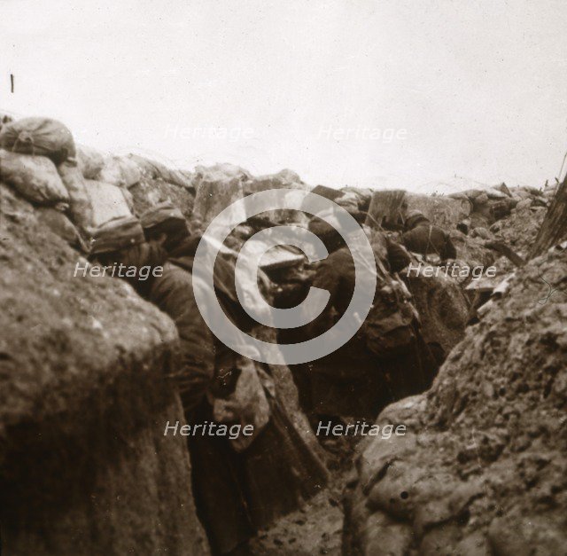 Preparing for attack, Arne, Northern France, c1914-c1918. Artist: Unknown.