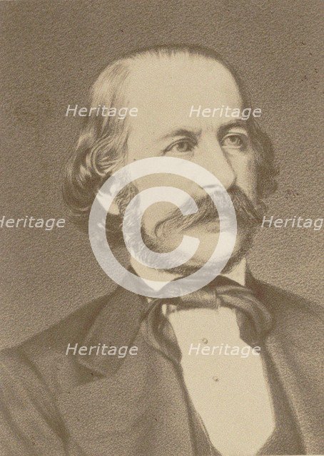 Portrait of the composer Ferdinand Gumbert (1818-1896), 1878.