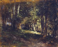 La forêt, between 1850 and 1860. Creator: Felix Francois Georges Philibert Ziem.