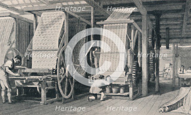 'Calico Printing', 1835, (1904). Artist: Unknown.