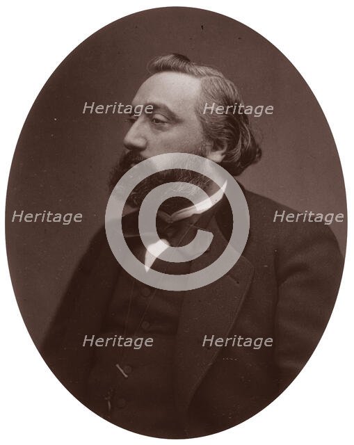 Leon Gambetta, French statesman, 1882. Creator: Lock & Whitfield.