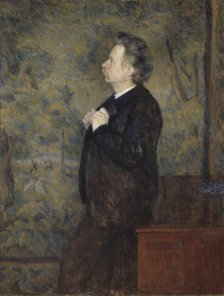 Edvard Grieg, composer, 1892. Creator: Erik Werenskiold.