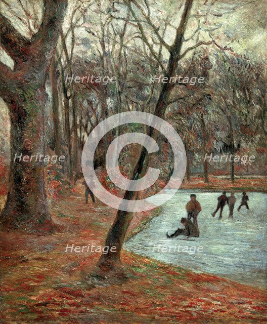 Skaters in the Frederiksberg Park.