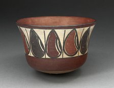 Bowl Depicting Band of Abstract Beans or Seeds, 180 B.C./A.D. 500. Creator: Unknown.