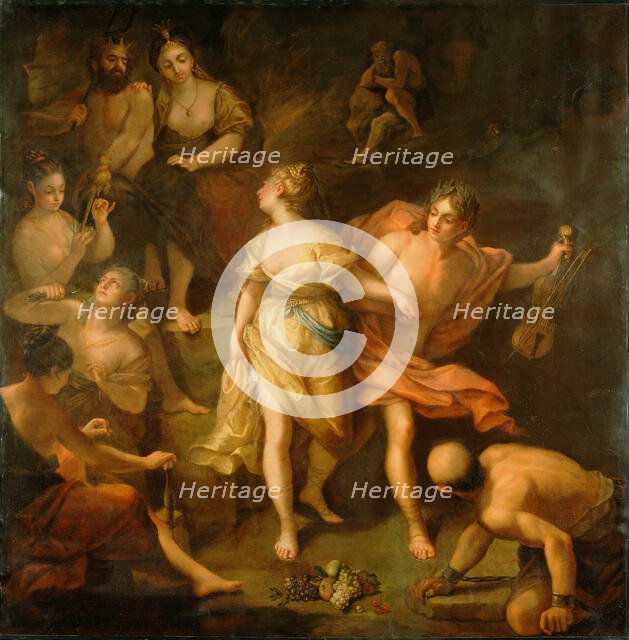 Orpheus and Eurydice, about 1709. Creator: Jean Raoux.