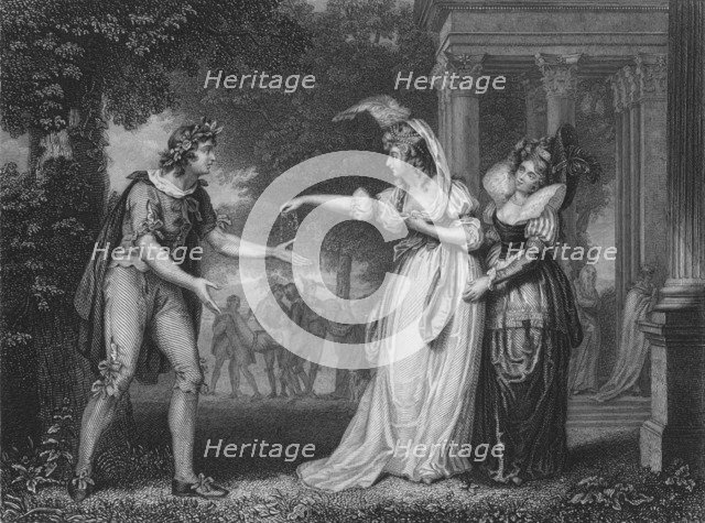 Act I Scene ii from As You Like It, c19th century. Artist: Unknown.