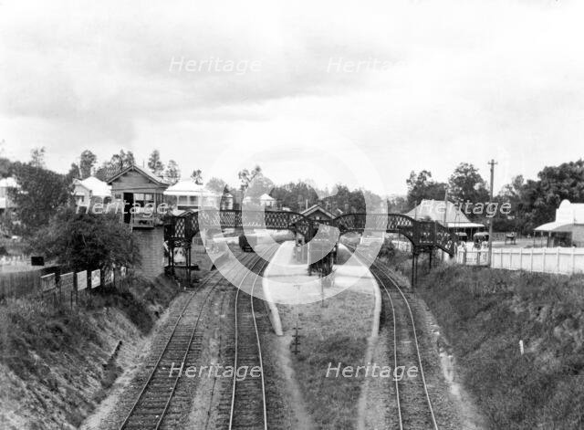 Railway Station Toowong, Brisbane, Queensland, 1905. Creator: Ernest Melville.