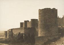 The Ramparts of Carcassonne, 1851. Creator: Gustave Le Gray.