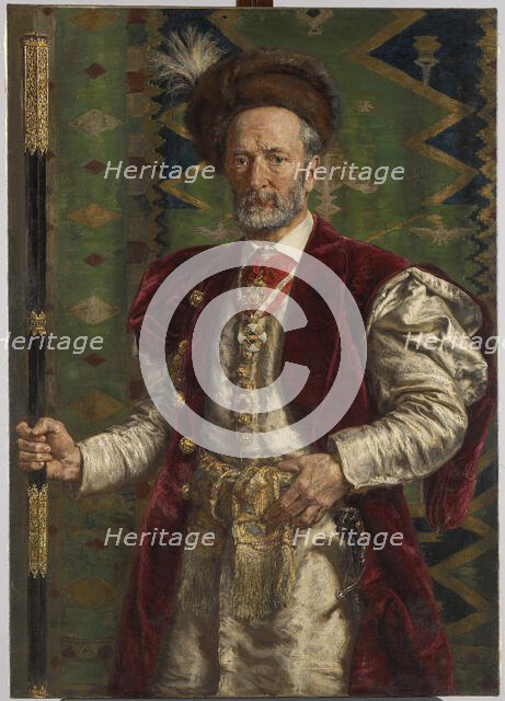 Portrait of Mikolaj Zyblikiewicz, 1887. Creator: Jan Matejko.