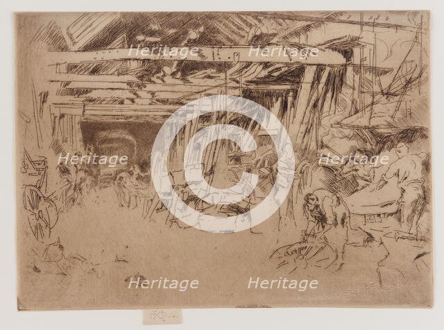 Wheelwright, 1879-1880. Creator: James Abbott McNeill Whistler.