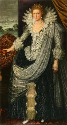 'Mary Sidney, Countess of Pembroke', c1600, (1942).  Creator: Paulus van Somer.