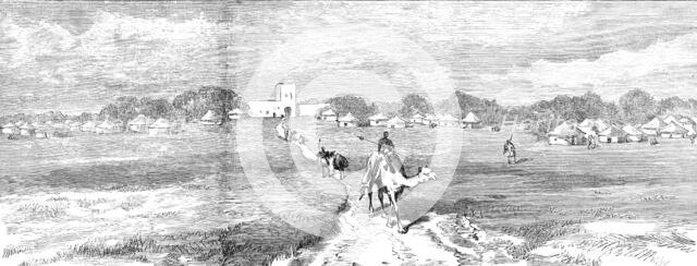 Sketches in the Soudan: El Obeid...Kordofan, near which the army of Hicks Pasha was destroyed, 1883. Creator: Unknown.