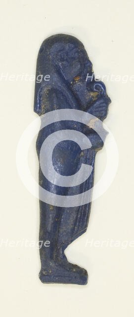 Amulet of the God Imsety (one of the four Sons of Horus), Egypt, Late Period-Ptolemaic Period... Creator: Unknown.