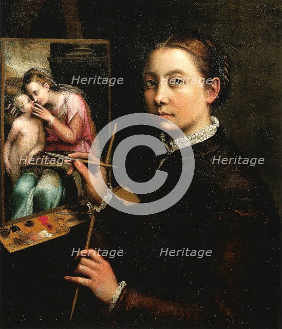 'Self-portrait', 1556.  Artist: Sofonisba Anguissola
