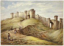 Scarborough Castle, 1854. Creator: Elizabeth Murray.