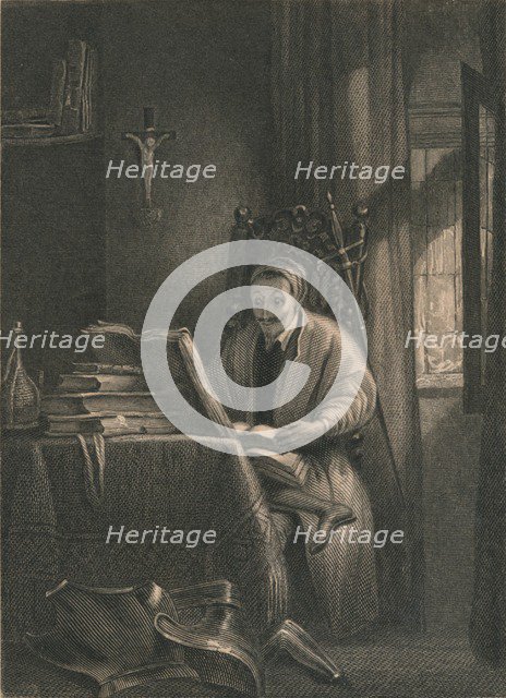 Don Quixote in his Study, 1831.