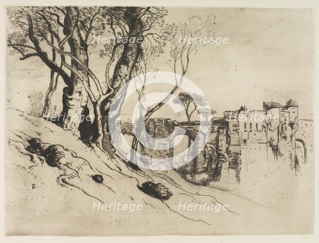 Olive Trees of the Riviera, c. 1875. Creator: Samuel Colman (American, 1832-1920).