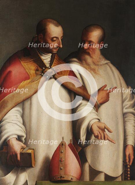 Saint Hugh of Lincoln and Blessed William of Fenoglio, 1576. Creator: Campi, Bernardino (1522-1591).