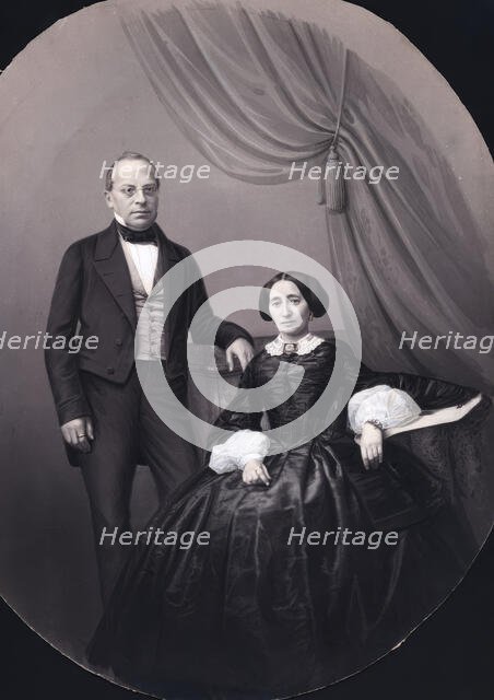 Full-length cabinet portrait, 1860-1865. Creator: Unknown.