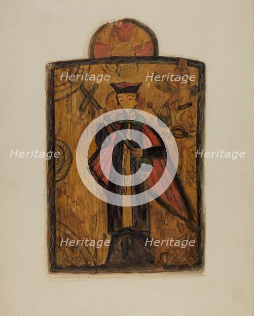 Santo, 1936. Creator: Maude Valle.