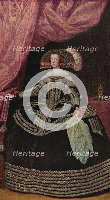 'Queen Mariana of Austria', 1652-1653 (1939). Artist: Diego Velasquez.