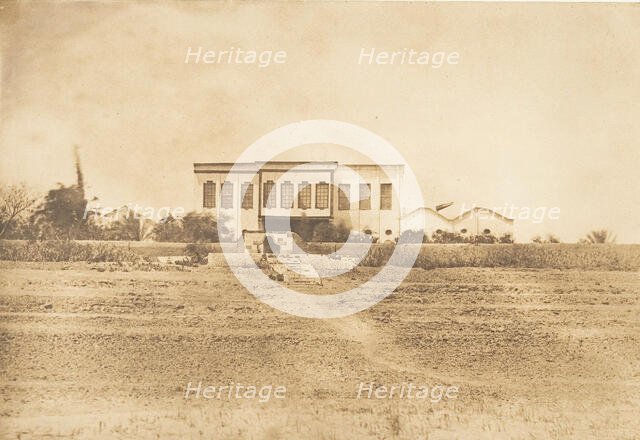 Palais de Mehemet-Ali, à Esné, 1849-50. Creator: Maxime du Camp.