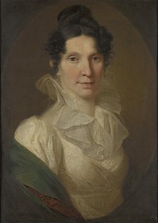 Portrait of Katarzyna Mezynska née Dzialynska, 1815. Creator: Jozef Peszka.