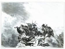 Combat of Benhout during the Egyptian campaign on March 8, 1799. The Mamelukes had destroyed the …