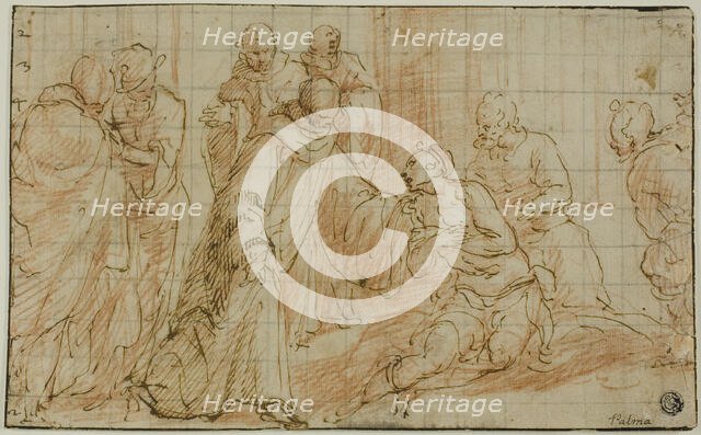 Monastic Healing, n.d. Creator: Pietro Malombra.