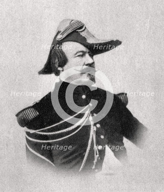 Francois Certain Canrobert, French general, 1869. Artist: Unknown