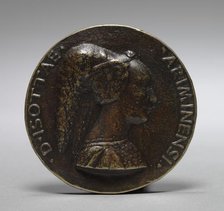 Medal of Isotta degli Atti da Rimini (obverse) and (reverse), 15th century. Creator: Matteo de' Pasti (Italian, 1420-1467/68).