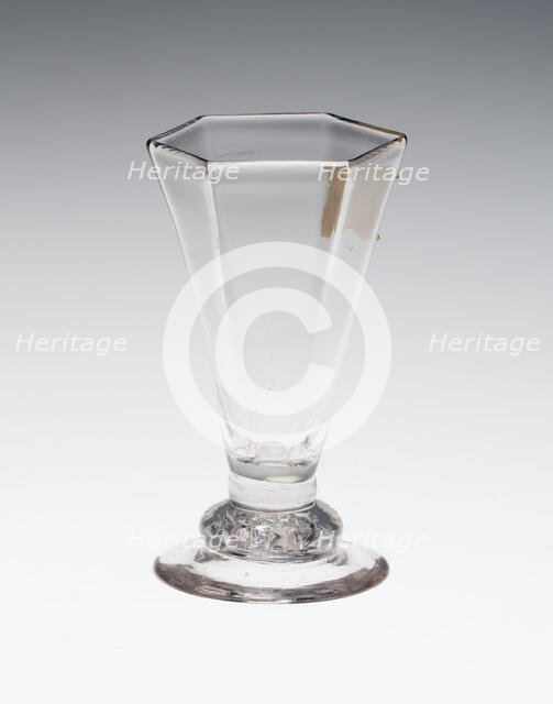 Cordial or Sweetmeat Glass, England, c. 1780. Creator: Unknown.