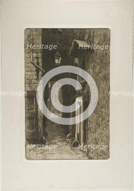 Via dei Cavalieri, 1886. Creator: Telemaco Signorini.