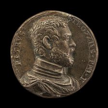 Pietro Strozzi, 1510-1588, Marshall of France 1554 [obverse], c. 1545. Creator: Unknown.