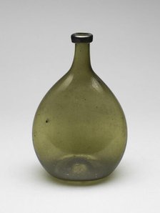 Bottle, 1821/29. Creator: Mantua Glass.