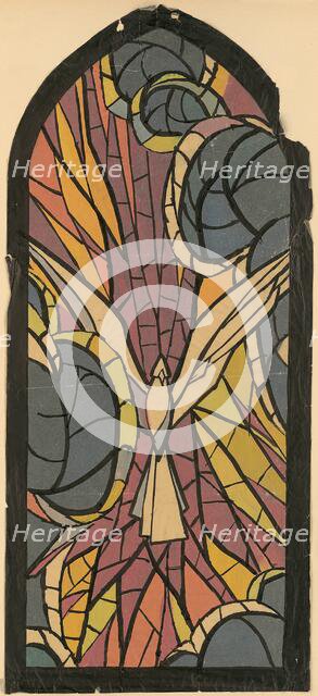 Design for a glass window III., 1940-1944. Creator: Ján Novák.