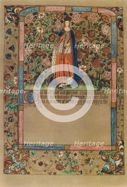 'Portrait of Queen Elizabeth...', c1441-1689, (1948).  Creator: Unknown.