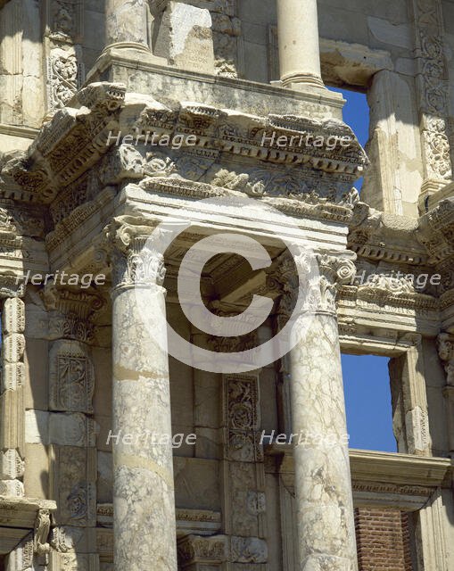 Library of Celsus, Ephesus, Anatolia, Turkey, 2nd century (1999). Creator: Unknown.