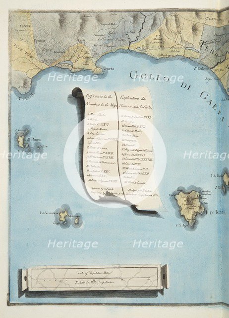 Map of Gulf of Gaeta, 1776.