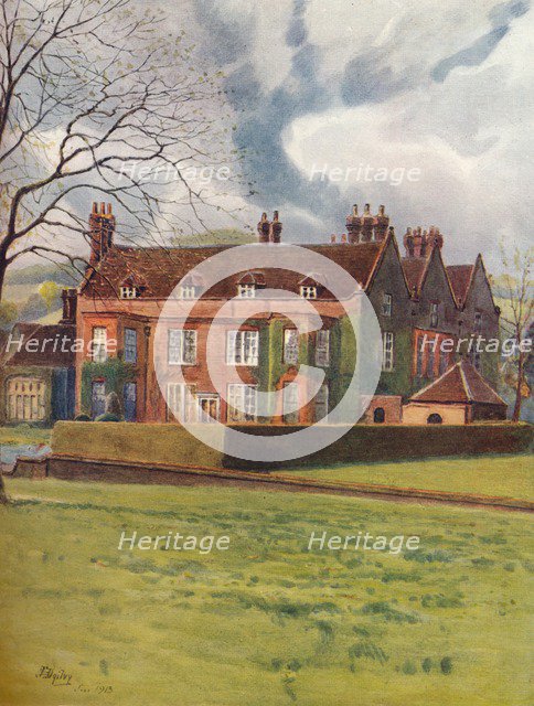 'Barrow Green court, Oxted', 1913, (1914). Creator: James S Ogilvy.