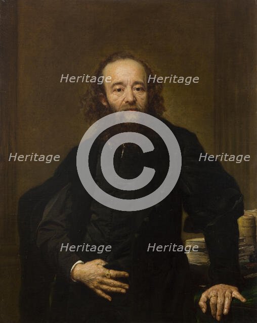 Portrait of Leonard Serafinski, 1870. Creator: Jan Matejko.