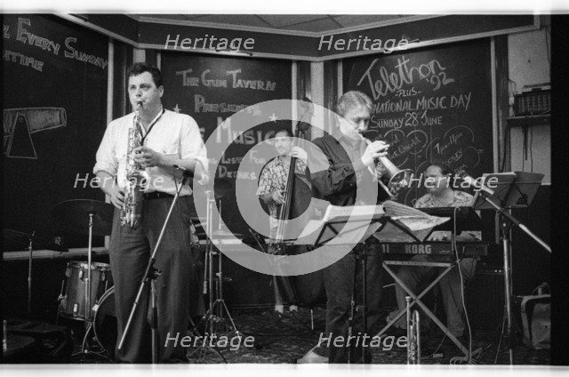 Pete Long (Query fl.), The Gun, Croydon, 1992.  Artist: Brian O'Connor.