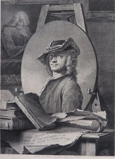 Self-portrait, 1742. Creator: La Tour, Maurice Quentin de (1704-1788).