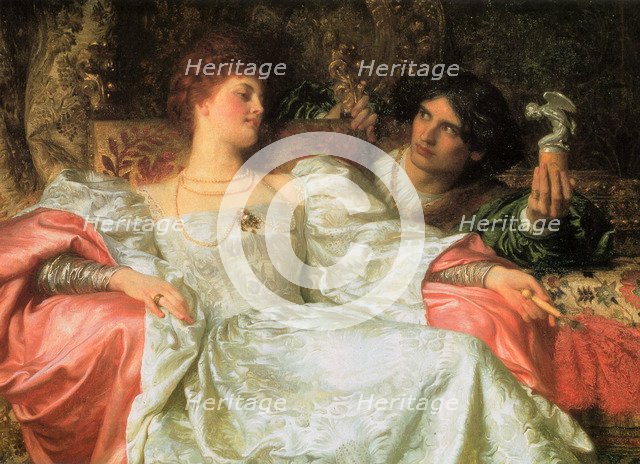 'An Offering', 1898.  Artist: Frank Dicksee