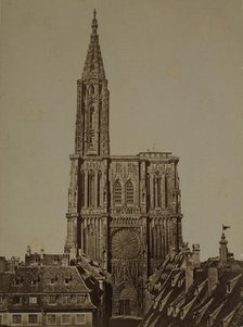 Cathedral Church of Our Lady of Strasbourg western façade, Strasbourg, between 1870-1890. Creator: Unknown.