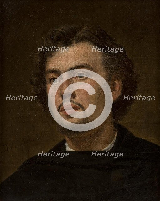 Portrait of Adam Chmielowski, 1865. Creator: Cyprian Dylczynski.