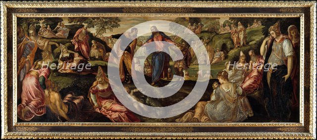 The Miracle of the Loaves and Fishes, ca. 1545-50. Creator: Jacopo Tintoretto.